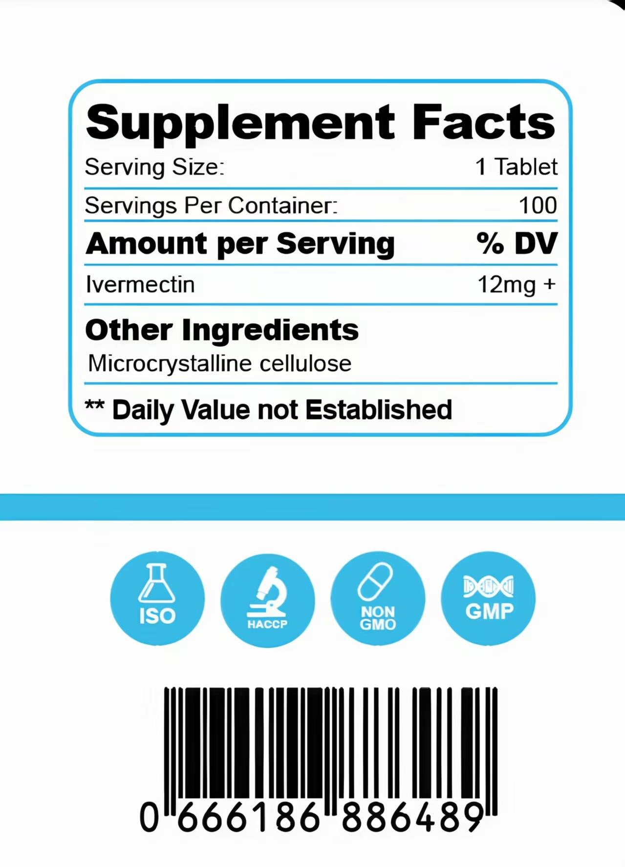 Senere - IVER MK 12mg 100 Tablets - 99% Pure